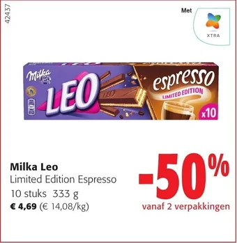 Colruyt Milka Leo aanbieding