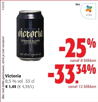 Colruyt Victoria 33 cl aanbieding