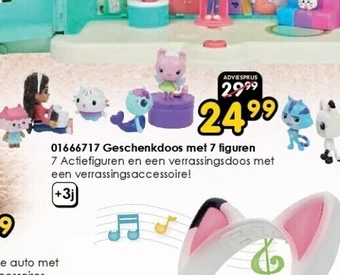 ToyChamp 01666717 geschenkdoos met 7 figuren aanbieding