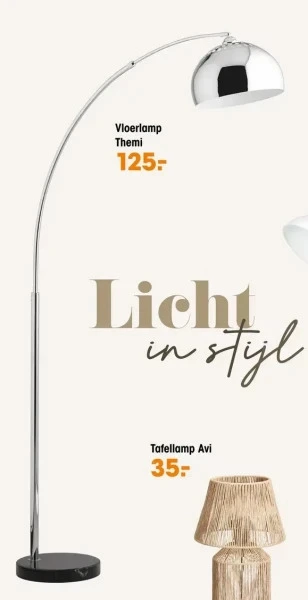 Kwantum Vloerlamp themi aanbieding