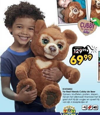 ToyChamp 01418453 fur real friends cubby de beer aanbieding