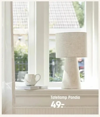Kwantum Tafellamp pandia aanbieding