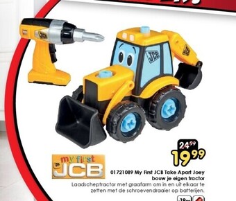 ToyChamp 01721089 my first jcb take apart joey bouw je eigen tractor aanbieding