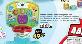 01670462 sport & scoor speelplaats 3-in-1