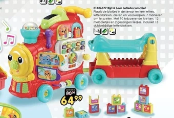 01606577 rijd & leer letterlocomotief