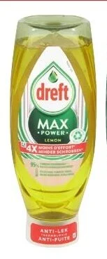 Colruyt Dreft Max Power Lemon 640mL aanbieding