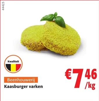 Colruyt Kaasburger varken aanbieding