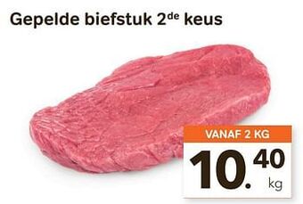 Bon Ap Gepelde biefstuk 2de keus aanbieding