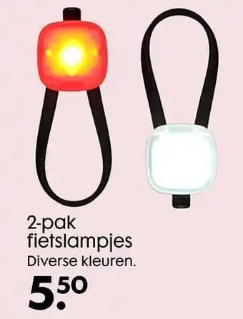 2-pak fietslampjes