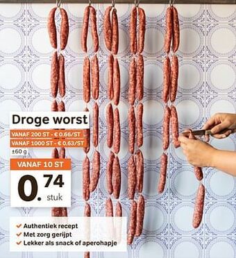 Bon Ap Droge worst aanbieding