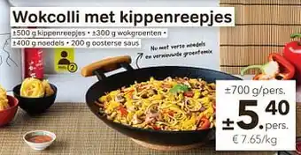 Bon Ap Wokcolli met kippenreepjes 700g aanbieding