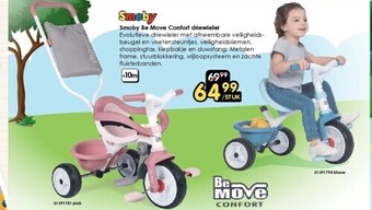 ToyChamp Smoby be move confort driewieler aanbieding