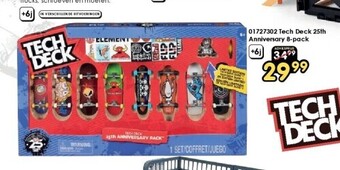 ToyChamp 01727302 tech deck 25th anniversary 8-pack aanbieding