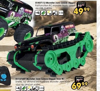 ToyChamp 01407112 monster jam grave digger aanbieding