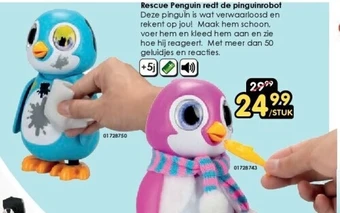 Rescue penguin redt de pinguinrobot