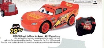 ToyChamp 01556988 cars 3 lightning mcqueen 1:24 rc turbo racer aanbieding