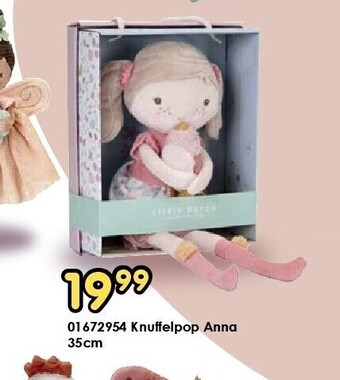 ToyChamp 01672954 knuffelpop anna 35cm aanbieding