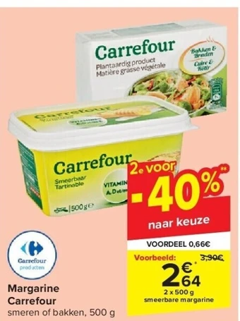 Carrefour Margarine carrefour aanbieding