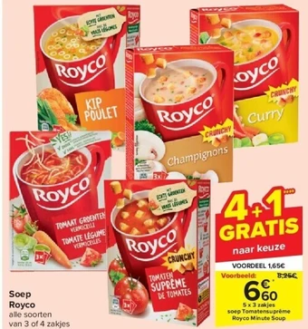 Carrefour Soep royco aanbieding