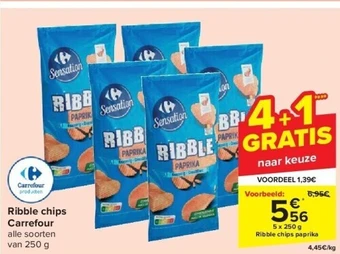 Carrefour Ribble chips carrefour aanbieding