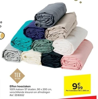 Carrefour E en hoeslaken aanbieding