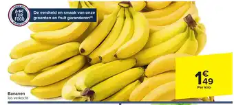 Carrefour Bananen aanbieding