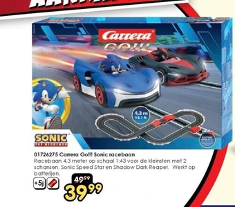 ToyChamp 01726275 carrera go!!! sonic racebaan aanbieding