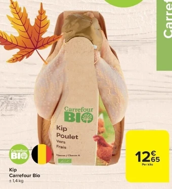 Carrefour Kip carrefour bio aanbieding