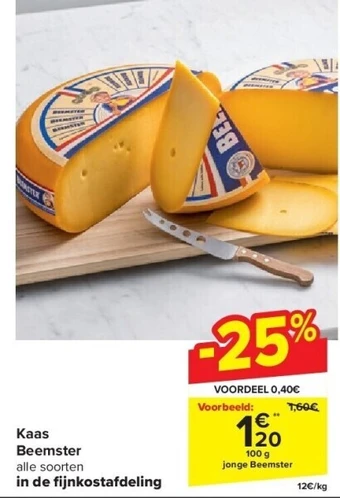 Carrefour Kaas beemster aanbieding