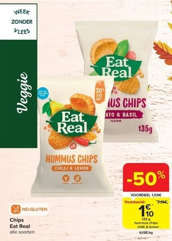 Carrefour Chips eat real aanbieding
