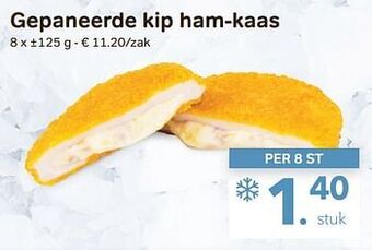 Bon Ap Gepaneerde kip ham-kaas aanbieding