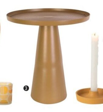 BE-Okay Bijzettafel in aluminium 40 x 43 cm aanbieding