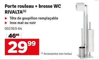 Mr Bricolage Porte rouleau + brosse WC RIVALTA (¹) aanbieding