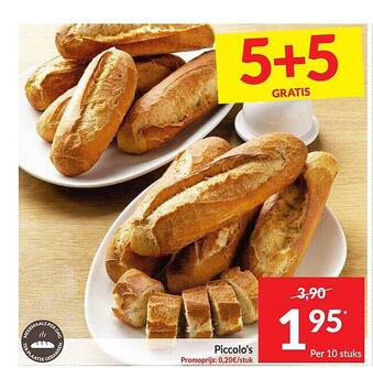 Intermarché Piccolo's 5+5 Gratis aanbieding