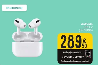 Cora AirPods PRO 2 aanbieding