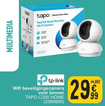 Wifi beveiligingscamera voor binnen