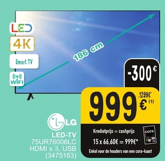 Cora LG LED-TV aanbieding