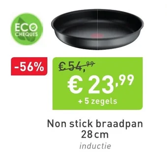 Cora Non stick braadpan 28 cm aanbieding