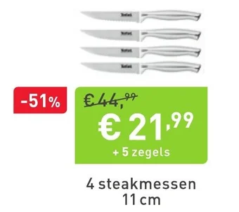 4 steakmessen 11 cm