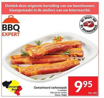 Gemarineerd Varkensspek