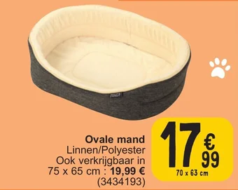 Cora Ovale mand aanbieding