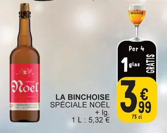 Cora LA BINCHOISE SPÉCIALE NOËL aanbieding