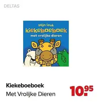 Kiekeboeboek met vrolijke dieren