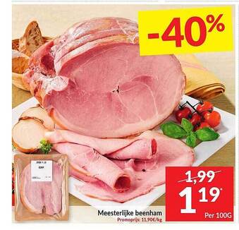 Intermarché Meesterlijke Beenham aanbieding