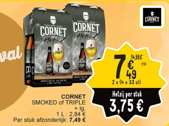Cora CORNET SMOKED of TRIPLE aanbieding