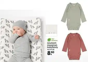 Newborn meegroeibabybody