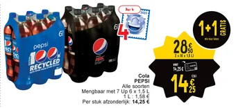 Cora Cola PEPSI aanbieding