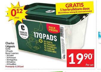 Intermarché Charles Liegeois Koffie aanbieding