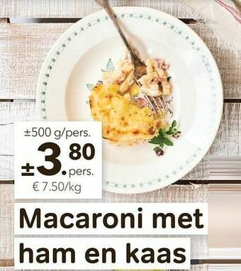 Macaroni met ham en kaas