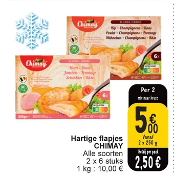 Cora Hartige flapjes CHIMAY aanbieding
